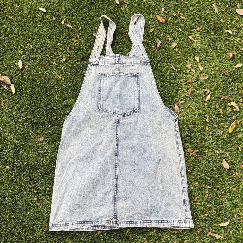 Stylish Denim Pinafore Dress